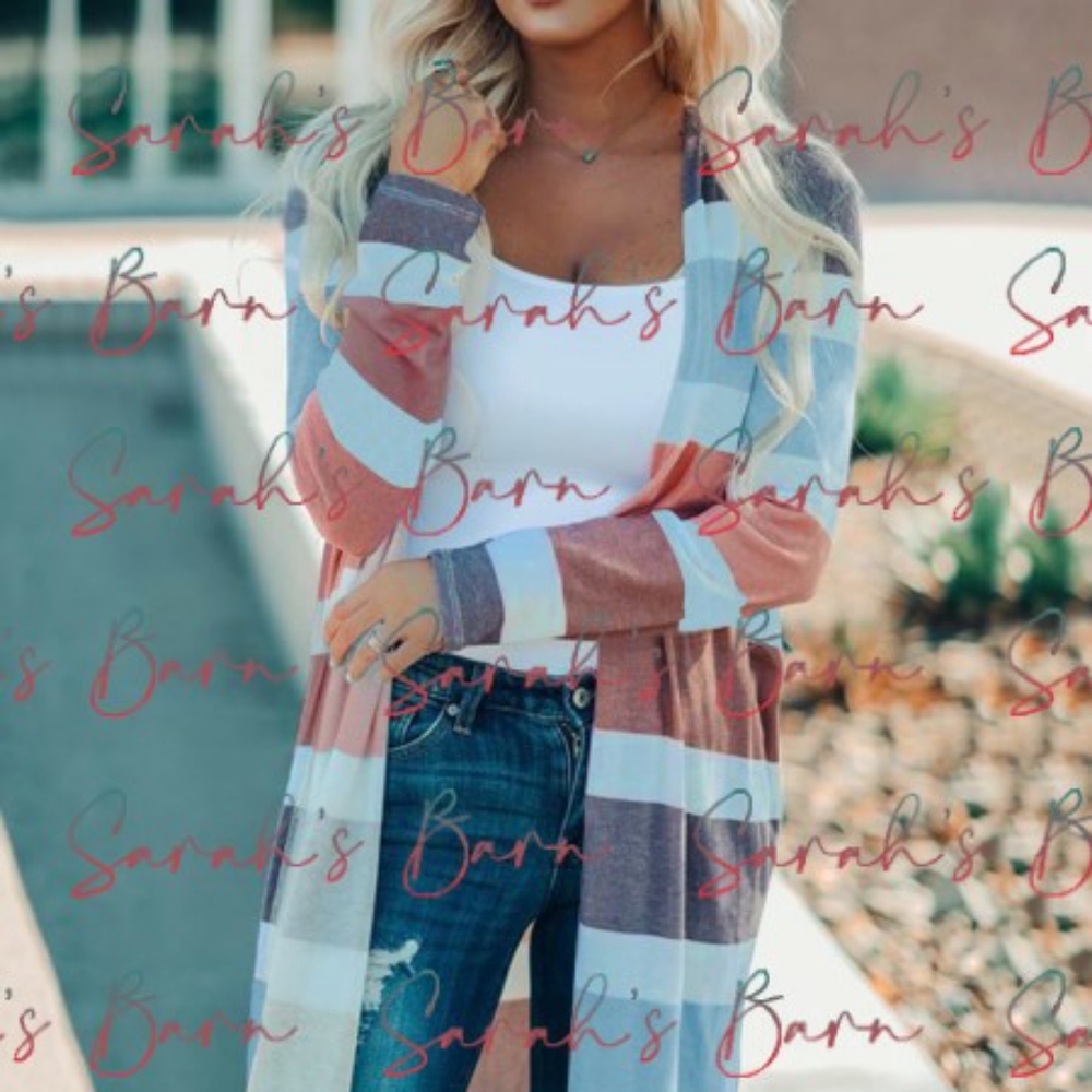 New without tags stripe cardigan